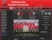 Tablet Screenshot of pkku.fi